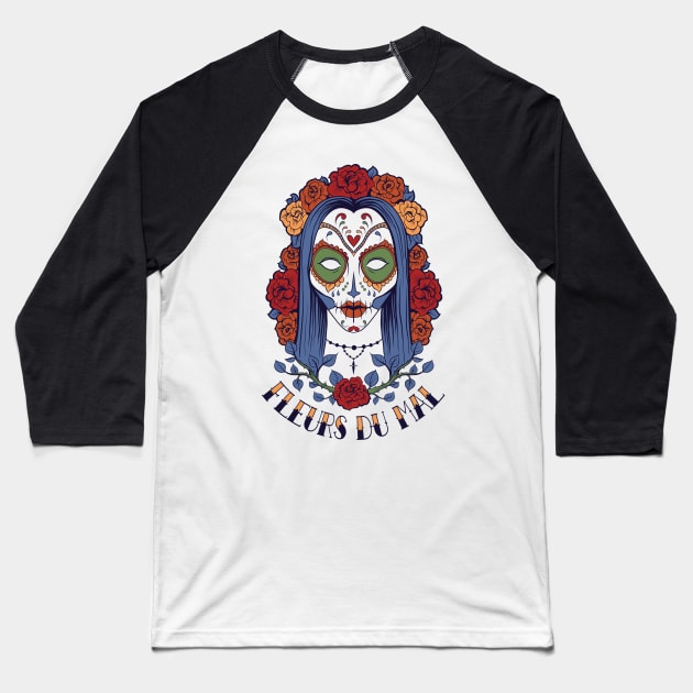 The Flowers of Evil Baseball T-Shirt by NiceIO